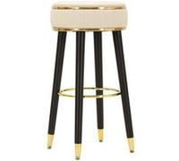 Tabouret de Bar Design London 74cm Beige - Polyuréthane Beige