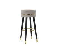 TABOURET DE BAR PARIS GRIS/OR