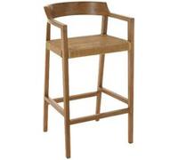 Tabouret de Bar Design "Sungkai" 100cm Marron