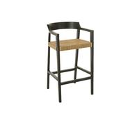 Tabouret de Bar Design "Sungkai" 100cm Noir