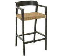Tabouret de Bar Design "Sungkai" 100cm Noir