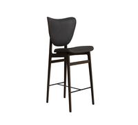 Tabouret de Bar Éléphant H65 Chêne Fumé foncé/Anthracite 21003