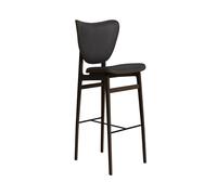 Tabouret de Bar Éléphant NORR11 H75 Chêne Fumé foncé/Anthracite 21003