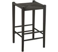 Tabouret de Bar en Bois "Orient" 66cm Noir