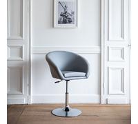 Happy Garden – Tabouret de bar Gabin – en simili gris