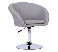 Tabouret De Bar En Simili Gris Gabin Gris