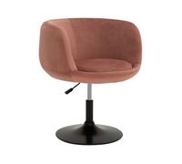 Tabouret de bar en velours rose NOLAN