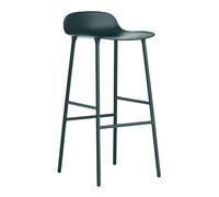 Tabouret de bar Form structure acier 75cm lacquered steel base
