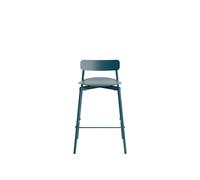 Tabouret de bar FROMME H65 Bleu océan