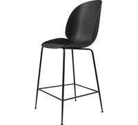 GUBI Tabouret de bar Gubi 3D bas black. structure en acier chromé noir