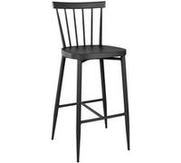 Tabouret de Bar Haut en Aluminium x 2 Bolero Noir G