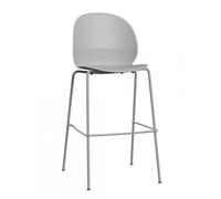 Tabouret de bar haut N02™ Recycle 76cm grey powdercoated steel frame