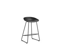 Tabouret de Bar HAY AAS38 H65 Acier Noir/Noir