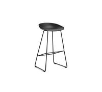 Tabouret de Bar HAY AAS38 H75 Acier Noir/Noir
