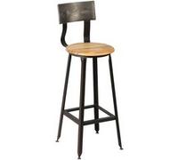 Tabouret de Bar Industriel H75 - INDUS - ALTOBUY Gris G