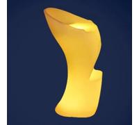 Tabouret De Bar LED, Tabouret De Bar Lumineux Avec Repose-pieds, 16 Couleurs RVB Meuble LED Rechargeable Et Étanche Pour L'extérieur Pour Îlot De Cuisine(White-C)