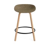 Normann Copenhagen Tabouret de bar Mat 65cm algues, noir LxHxP 49x75x49cm