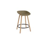Normann Copenhagen Tabouret de bar Mat 65cm algues, noir LxHxP 49x75x49cm