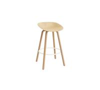 Normann Copenhagen Tabouret de bar Mat 75cm chanvre, crème LxHxP 50x85x49cm