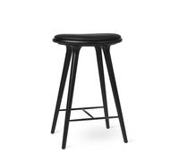 Tabouret de Bar Mater en Hêtre Noir 69 cm