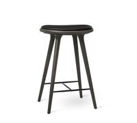 Tabouret de Bar Mater Sirka en Hêtre Teinté Gris 69 cm