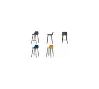 Tabouret de bar MUST, set de 2, bleu