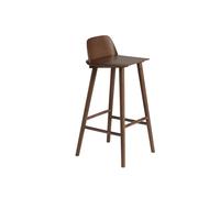 Tabouret de Bar Nerd Brun Foncé H75