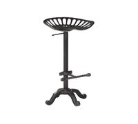Tabouret de bar Noir Fonte