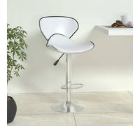 Tabouret de Bar Noir Similicuir Chaise Siège Pub Comptoir Bistrot vidaXL