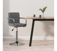 Tabouret de Bar Noir Tissu Chaise Fauteuil Siège Pub Comptoir Bistro vidaXL