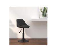 vidaXL Tabouret de bar 335313 Velours Noir