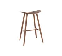 Miliboo Tabouret de Bar Design Noyer H72 cm DEMORY