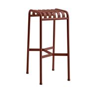 Tabouret de Bar HAY Palissade en Fer Rouge