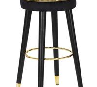 TABOURET DE BAR PARIS NOIR/OR