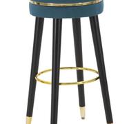 TABOURET DE BAR PARIS VERT/OR
