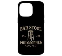 Tabouret de bar Philosopher Dive Bar Design Humour Boire Humour Coque pour iPhone 14 Pro Max