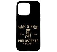Tabouret de bar Philosopher Dive Bar Design Humour Boire Humour Coque pour iPhone 15 Pro Max
