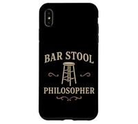 Tabouret de bar Philosopher Dive Bar Design Humour Boire Humour Coque pour iPhone XS Max