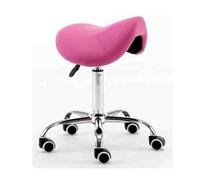 Tabouret De Bar Pivotant En Forme De Selle, Chaise Ergonomique À Roulettes Avec Repose-pieds For Esthéticienne Et Thérapeute(G)