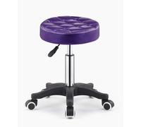 Tabouret de bar pivotant - Tabouret haut moderne minimaliste avec vérin à gaz, revêtement en coton, design à roulettes enfichables pour la maison et la caisse enregistreuse