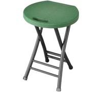 Tabouret de Bar Pliable Ergonomique, Ultra léger et Portable, capacité de 200 kg, Cadre en Acier renforcé antidérapant, idéal for Le Camping, la Maison, Le Jardin ou Les événements(Light Grey)