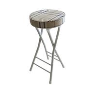 Tabouret de bar pliable portable sans dossier pour cuisine et comptoir, 63 cm, options multicolores, chaise pliante compacte et légère pour la maison et les événements