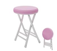 Tabouret de bar pliable, tabouret de bar pliable et rembourré sans dossier de 50 cm, tabouret de cuisine portable et pliable for le petit-déjeuner, l'intérieur, le jardin, le balcon, le bureau et l'ex