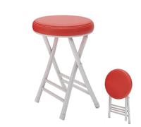 Tabouret de bar pliable, tabouret de bar pliable et rembourré sans dossier de 50 cm, tabouret de cuisine portable et pliable for le petit-déjeuner, l'intérieur, le jardin, le balcon, le bureau et l'ex