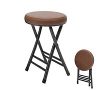 Tabouret de bar pliable, tabouret de bar pliable et rembourré sans dossier de 50 cm, tabouret de cuisine portable et pliable for le petit-déjeuner, l'intérieur, le jardin, le balcon, le bureau et l'ex