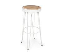 Tabouret de bar Rakel blanc