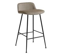 Tabouret de bar Rely HW83 66cm structure noire WxDxH 42x43.5x78.5cm/with plastic glides
