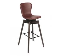 Tabouret de bar Shell H 102cm sirka grey oak base