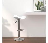 Tabouret de Bar Siège Chaise Comptoir Pub Acier Chromé et Cuir Artificiel vidaXL