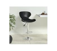 Tabouret de Bar Noir Similicuir Chaise Siège Pub Comptoir Bistrot vidaXL